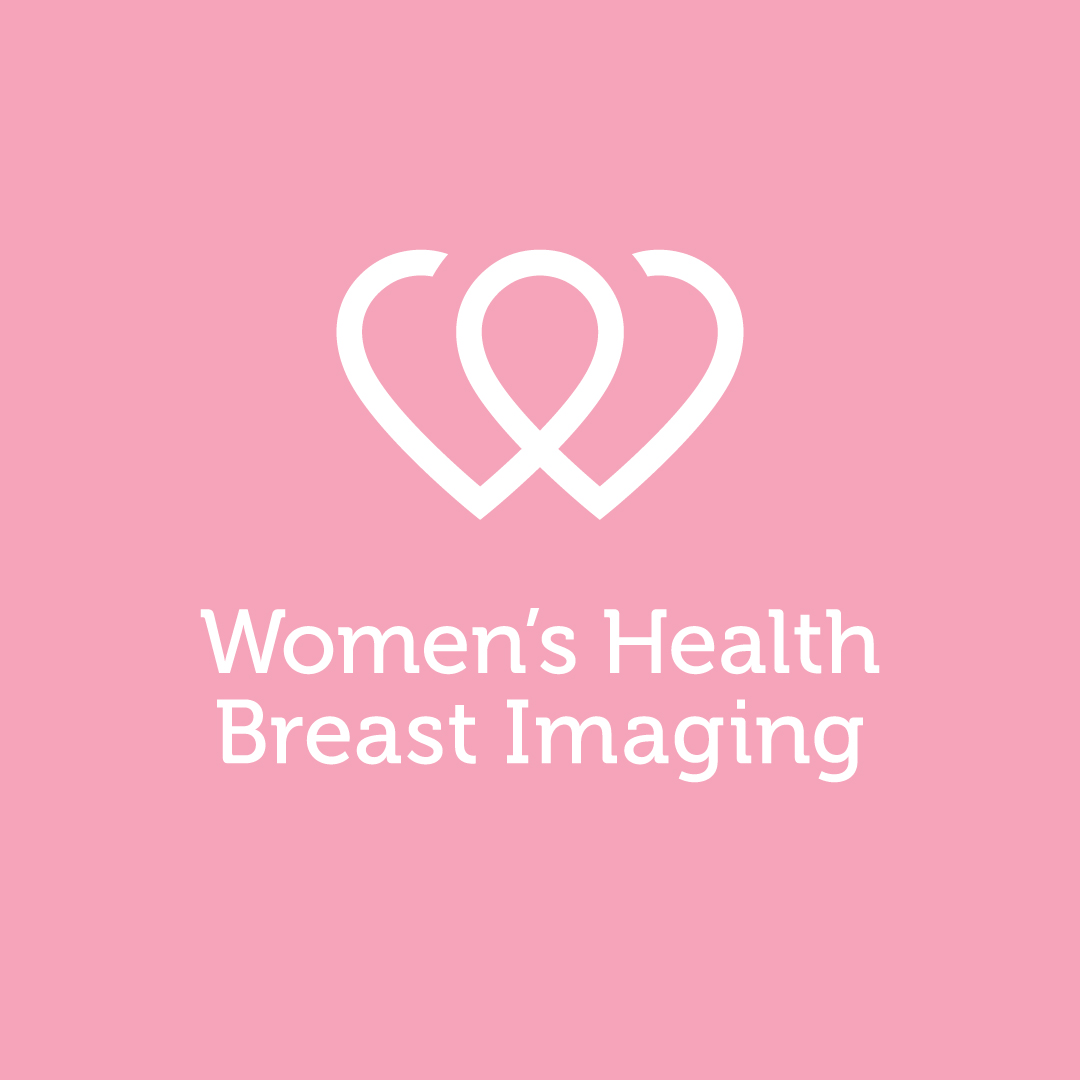 Women's Health Connecticut logo with text reading Women's Health Breast imaging.